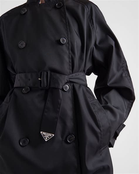 prada re nylon raincoat|Black Re.